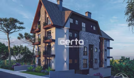 Apartamento com 1 dormitório à venda, 40 m² - Várzea Grande - Gramado/RS