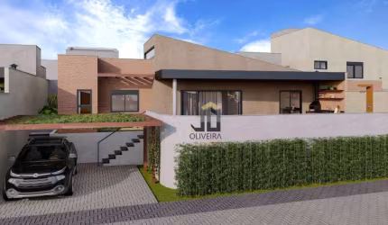 Casa com 3 dormitórios à venda, 131 m² por R$ 997.902,74 - Itapetinga - Atibaia/SP