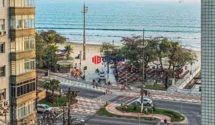 Apartamento de 3 dormitórios, à venda no bairro Boqueirão Santos.