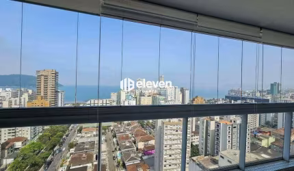 Para Locação – Apartamento 3 Quartos, Vista ao Mar, na Aparecida, 144 m²