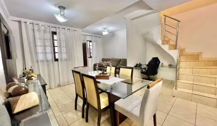 Casa geminada à venda, 2 quartos, 2 suítes, 2 vagas, Santa Branca - Belo Horizonte/MG