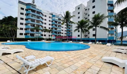 Apartamento Frente Mar pé na areia com 3 dormitórios na Martim de Sá em Caraguatatuba/SP à venda