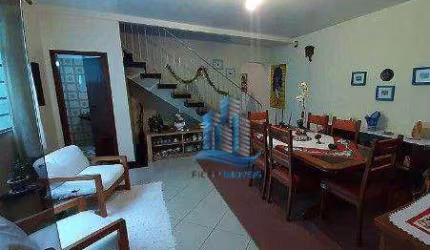 Sobrado com 3 dormitórios à venda, 185 m² por R$ 760.000,00 - Vila Bastos - Santo André/SP