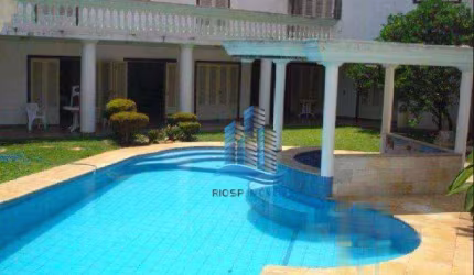 Sobrado com 5 dormitórios, 906 m² - venda por R$ 3.800.000,00 ou aluguel por R$ 17.500,00/mês - Jardim São Caetano - São Caetano do Sul/SP