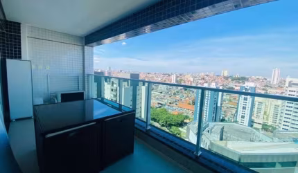 Apartamento com 1 dormitório para alugar, 55 m² por R$ 5.500,00 - Jardim Anália Franco - São Paulo/SP