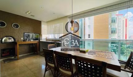 Apartamento no Jardim Anália Franco com 335m², sala para 5 ambientes, 4 suítes, 5 vagas.