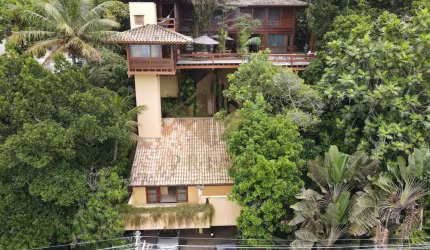 Casa em Condomínio para Venda em Guarujá, Cond. Iporanga, 5 dormitórios, 5 suítes, 5 banheiros, 4 vagas