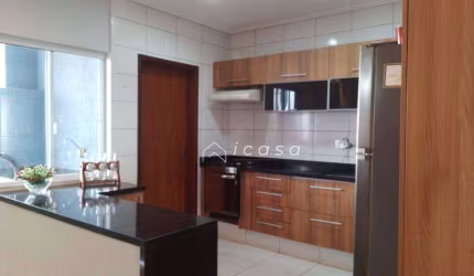 Sobrado com 3 dormitórios à venda, 117 m² por R$ 480.000,00 - Vila Santos - Caçapava/SP