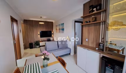 Apartamento Mobiliado com 2 dorm. (1 Suíte) à venda, 66 m² por R$ 450.000 - Iririú - Joinville/SC