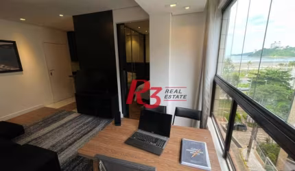 Flat com 1 dormitório, 40 m² - venda por R$ 380.000,00 ou aluguel por R$ 4.400,00/mês - Itararé - São Vicente/SP