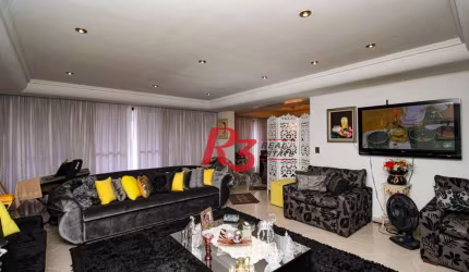 Apartamento com 3 dormitórios à venda, 244 m² - Gonzaga - Santos/SP