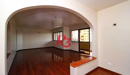 Apartamento para venda ou locação com 3 dormitórios à venda, 163 m² - Boqueirão - Santos/SP