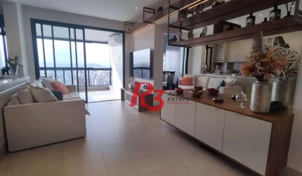 Apartamento com 2 dormitórios à venda, 83 m² por R$ 1.630.000,00 - Aparecida - Santos/SP