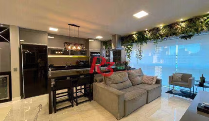Apartamento à venda, 80 m² por R$ 1.260.000,00 - Gonzaga - Santos/SP