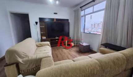 Apartamento com 2 dormitórios à venda, 95 m² por R$ 564.000,00 - Embaré - Santos/SP