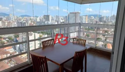 Apartamento com 3 dormitórios à venda, 96 m² por R$ 978.000,00 - Vila Belmiro - Santos/SP