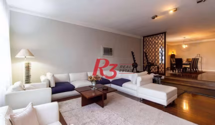 Apartamento, 335 m² - venda por R$ 1.370.000,00 ou aluguel por R$ 19.406,00/mês - Boqueirão - Santos/SP