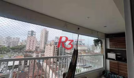 Apartamento à venda, 96 m² por R$ 890.000,00 - Encruzilhada - Santos/SP