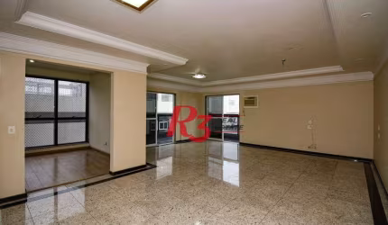 Apartamento com 3 dormitórios à venda, 205 m² por R$ 1.490.000,00 - Embaré - Santos/SP