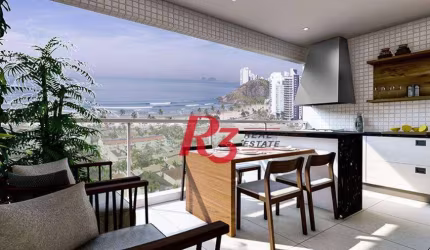 Apartamento com 1 dormitório à venda, 56 m² - Vila Júlia - Guarujá/SP