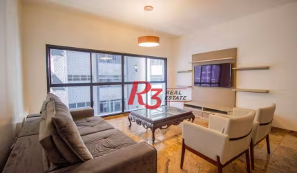 Apartamento, 143 m² - venda por R$ 1.200.000,00 ou aluguel por R$ 8.000,00/mês - Aparecida - Santos/SP