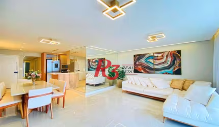 Apartamento com 3 dormitórios, 137 m² - venda por R$ 2.500.000,00 ou aluguel por R$ 25.000,00/mês - Gonzaga - Santos/SP