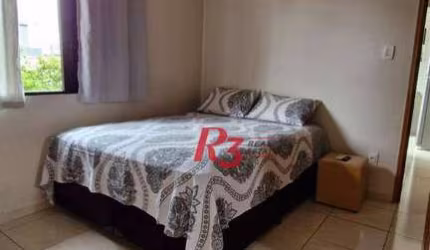 Apartamento com 2 dormitórios à venda, 59 m² por R$ 320.000,00 - Macuco - Santos/SP