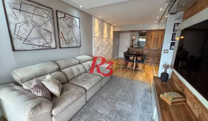 Apartamento com 2 dormitórios, 84 m² - venda por R$ 1.050.000,00 ou aluguel por R$ 9.000,00/mês - Vila Belmiro - Santos/SP