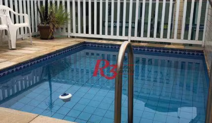 Casa com 4 dormitórios, 320 m² - venda por R$ 1.800.000,00 ou aluguel por R$ 15.000,00/mês - Embaré - Santos/SP