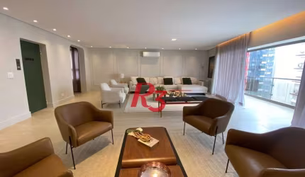 Apartamento com 4 Quartos à venda, 257 m² por R$ 3.130.000 - Gonzaga - Santos/SP