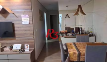 Apartamento com 2 dormitórios à venda, 57 m² por R$ 330.000,00 - Morro Nova Cintra - Santos/SP
