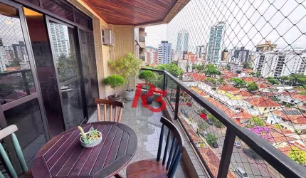 Apartamento, 157 m² - venda por R$ 1.382.000,00 ou aluguel por R$ 11.800,00/mês - Ponta da Praia - Santos/SP