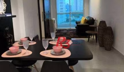 Apartamento com 2 dormitórios, 68 m² - venda por R$ 687.000,00 ou aluguel por R$ 4.800,00/mês - Marapé - Santos/SP