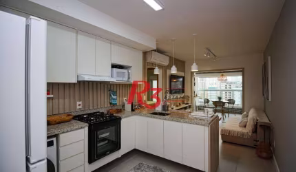 Apartamento com 2 dormitórios à venda, 65 m² por R$ 1.060.000,00 - Vila Rica - Santos/SP