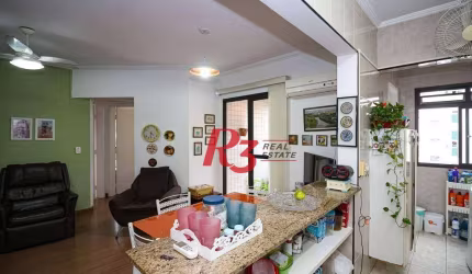 Apartamento para alugar, 67 m² por R$ 4.500,00/mês - José Menino - Santos/SP