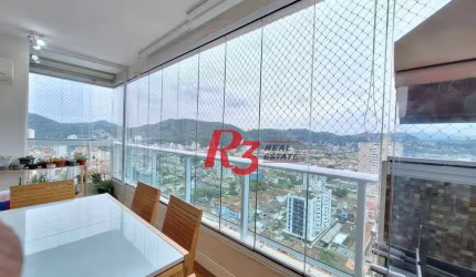 Apartamento, 88 m² - venda por R$ 1.385.000,00 ou aluguel por R$ 8.500,02/mês - Campo Grande - Santos/SP