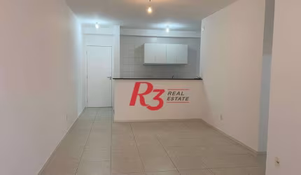 Apartamento com 3 dormitórios para alugar, 77 m² por R$ 4.000,00/mês - Ponta da Praia - Santos/SP