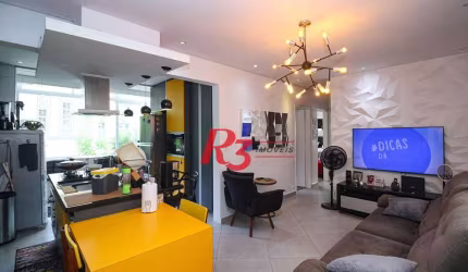 Apartamento com 3 dormitórios à venda, 97 m² por R$ 620.000,00 - José Menino - Santos/SP