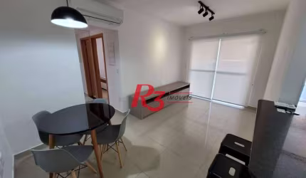 Apartamento com 1 dormitório à venda, 52 m² por R$ 640.000,00 - Embaré - Santos/SP