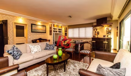 Apartamento com 3 dormitórios à venda, 242 m² por R$ 1.700.000,00 - Boqueirão - Santos/SP
