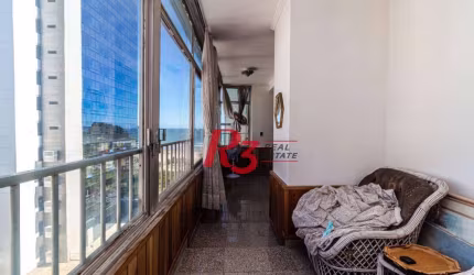 Apartamento com 3 dormitórios à venda, 207 m² - José Menino - Santos/SP