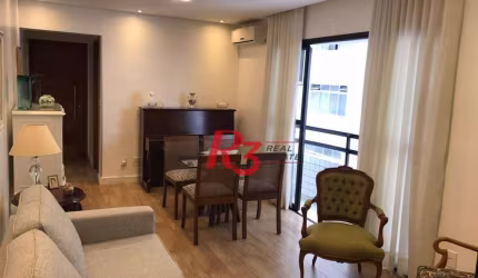 Apartamento com 2 dormitórios à venda, 85 m² - Gonzaga - Santos/SP