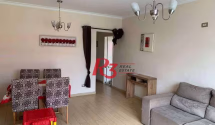 Apartamento com 3 dormitórios à venda, 100 m² por R$ 450.000,00 - Gonzaga - Santos/SP