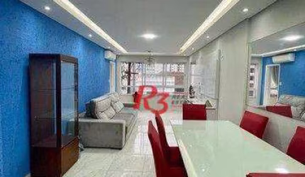 Apartamento, 103 m² - venda por R$ 618.000,00 ou aluguel por R$ 4.600,00/mês - Itararé - São Vicente/SP
