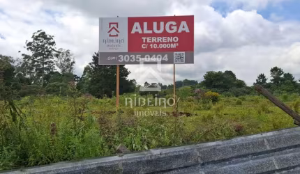 Terreno comercial para alugar na Rua Júlio César Setenareski, Colônia Murici, São José dos Pinhais por R$ 5.000