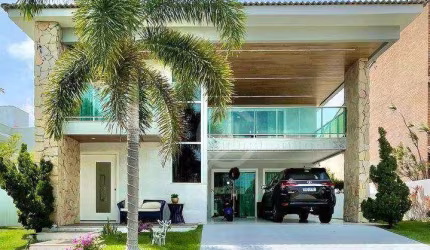 Casa Alphaville Fortaleza 04 suítes, piscina privativa e porteira fechada.