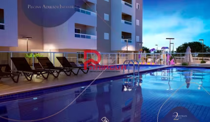 Apartamento com 2 dorms, Guilhermina, Praia Grande - R$ 450 mil, Cod: 4040