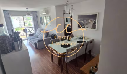 Imperdível - Apartamento à venda com 3 suítes, 82 m², varanda com cortina de vidro na Taquara, Rio de Janeiro-RJ!
