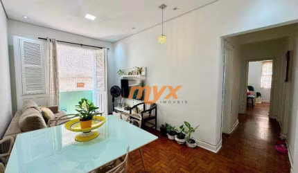 Apartamento com 2 dormitórios à venda, 78 m² por R$ 390.000,00 - Boqueirão - Santos/SP