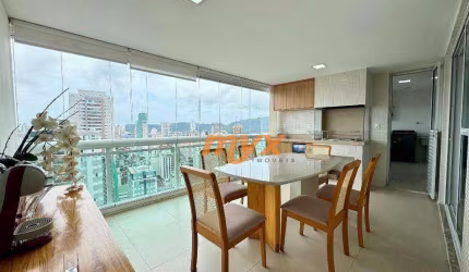 Apartamento com 3 dormitórios para alugar, 151 m² por R$ 15.000,00/mês - Aparecida - Santos/SP